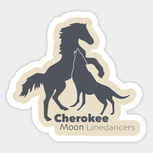 Cherokee moon linedacers Sticker